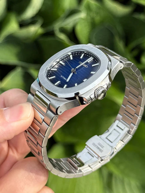 Nautic Mod "Navy Blue" - Reloj personalizado con movimiento automático NH35 y cristal de zafiro | XP Watch Co.