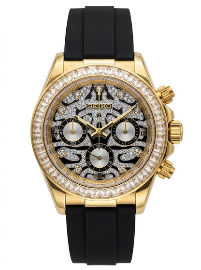 D-Racing Diamond Lion - Reloj personalizado con cristal de zafiro | XP Watch Co.