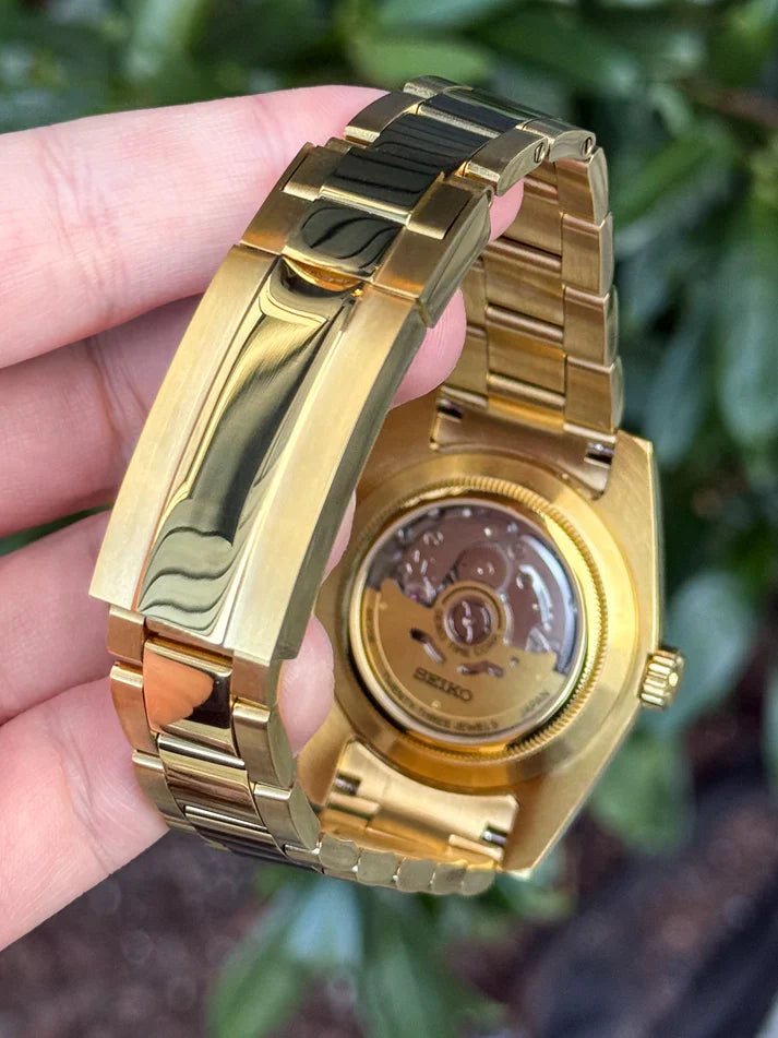 Sky-Dweller Gold "White" - Reloj personalizado con movimiento automático NH35 y acero inoxidable 316L | XP Watch Co.