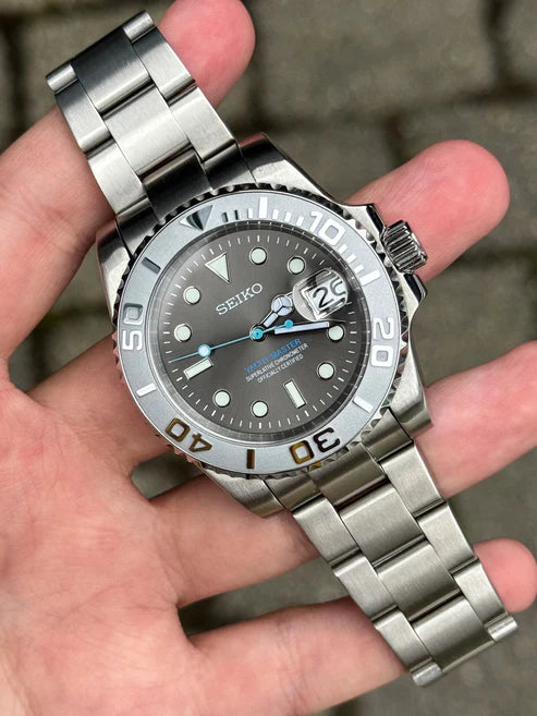 Reloj Automático XP Mod Yacht Master "Grey" con movimiento NH35, cristal zafiro y acero 316L elegante XP Watch Co.