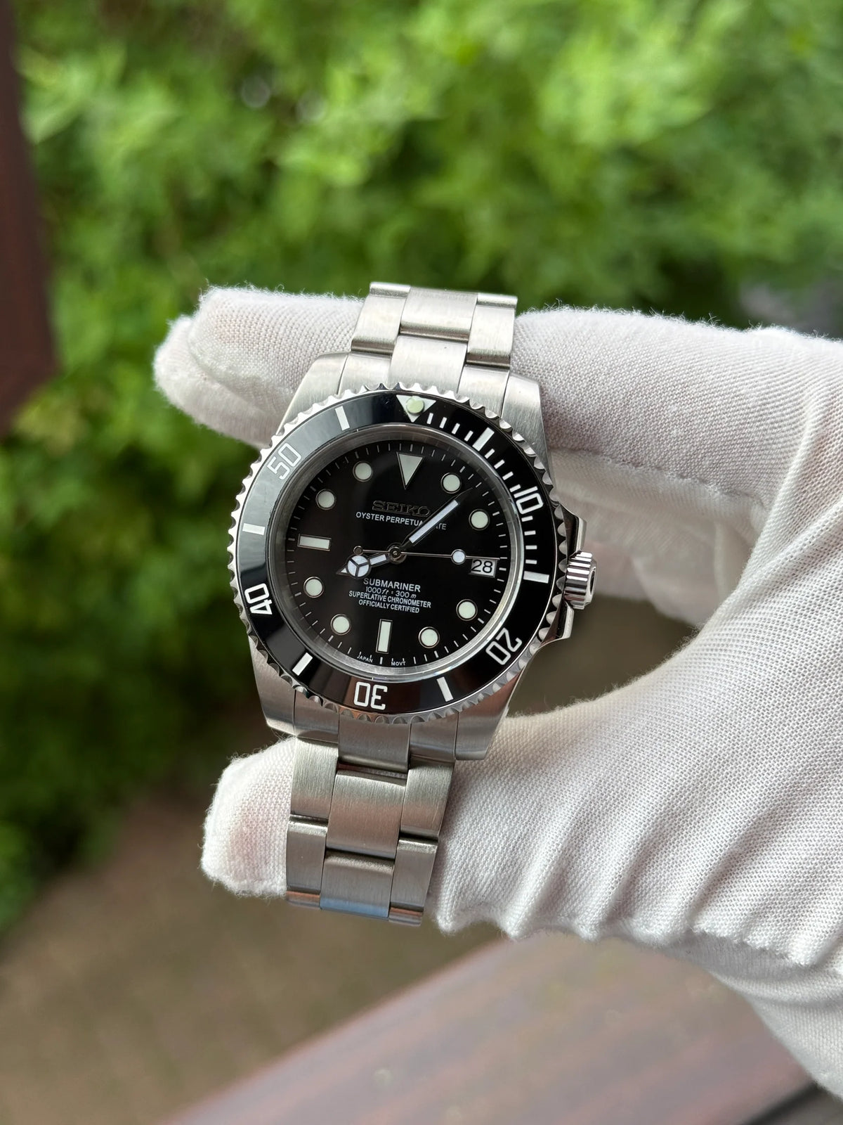 Sub-Diver "Black Watch" - Reloj personalizado con cristal de zafiro | XP Watch Co.