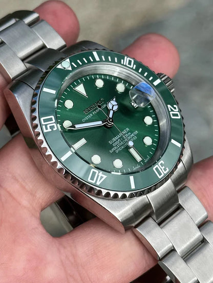 Sub-Diver "Hulk" - Reloj personalizado con cristal de zafiro y acero inoxidable 316L | XP Watch Co.