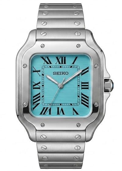 Santeiko Mod "Tiffany Blue" - Reloj personalizado con cristal de zafiro y acero inoxidable 316L | XP Watch Co.