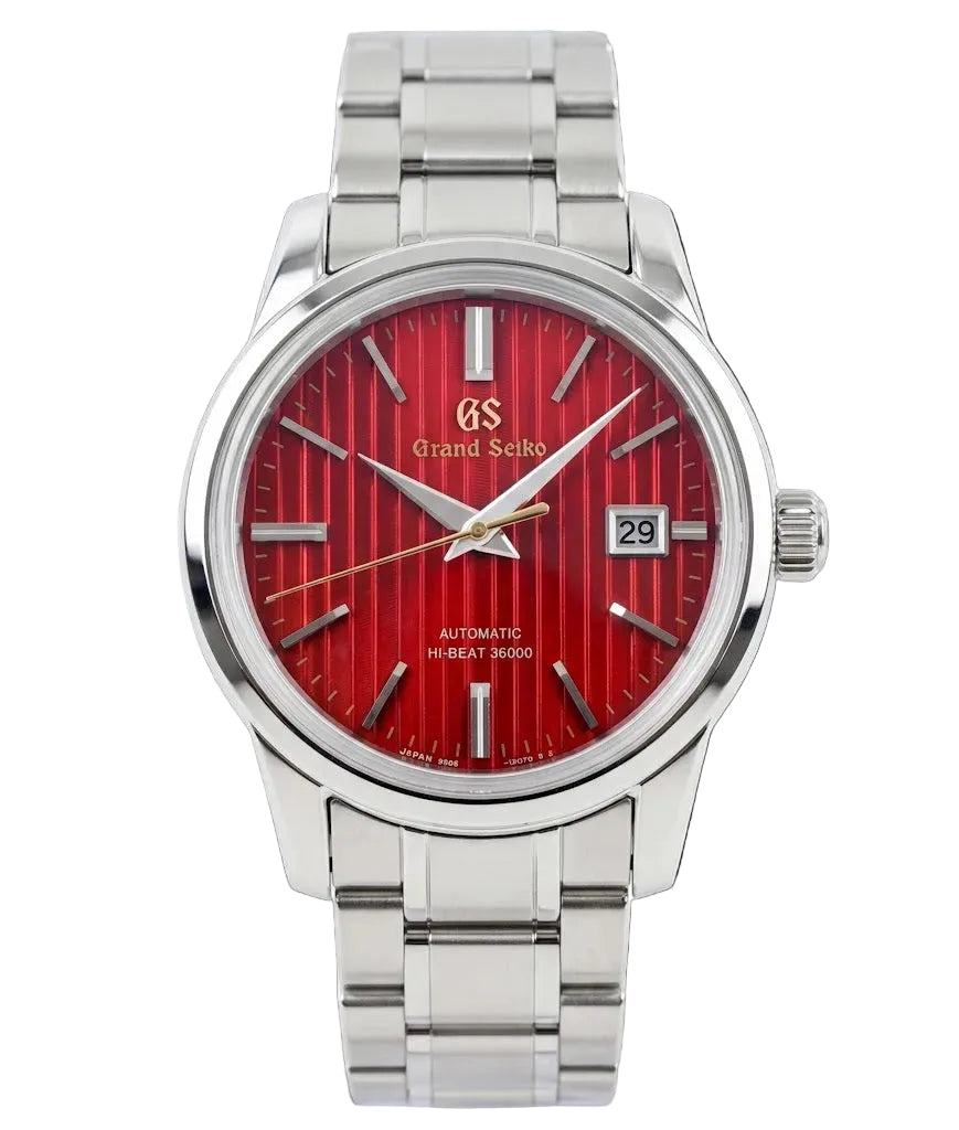 Reloj Grandko Mod 39.5mm | Deep Burgundy Texture con movimiento NH70 acero 316L cristal zafiro XP Watch Co.