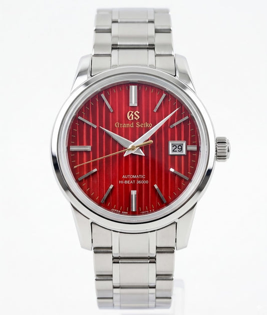 Reloj Grandko Mod 39.5mm | Deep Burgundy Texture con movimiento NH70 acero 316L cristal zafiro XP Watch Co.
