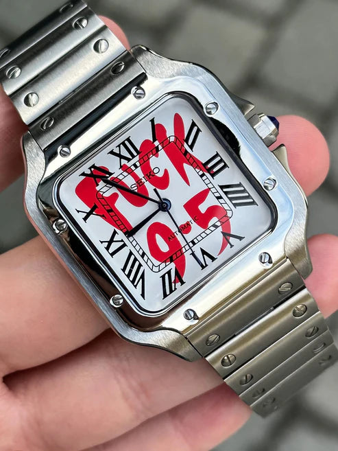 XP Mod S-Aviator Mod "Fck 9-5" con movimiento NH35 automático, acero 316L y cristal zafiro | XP Watch Co.