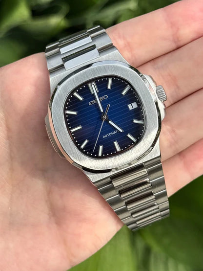 Nautic Mod "Navy Blue" - Reloj personalizado con movimiento automático NH35 y acero inoxidable 316L | XP Watch Co.