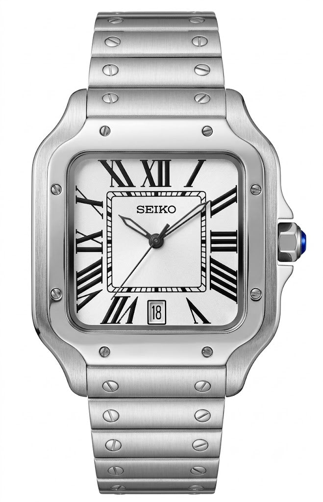 Santeiko Mod Classic White - Reloj personalizado con movimiento automático NH35 y acero inoxidable 316L | XP Watch Co.