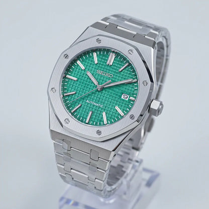 ROAK "Emerald Green" - Reloj personalizado con movimiento automático NH35 y cristal de zafiro | XP Watch Co.