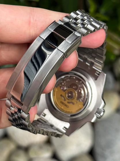 GMT Dual-Time "Pepsi" - Reloj personalizado con movimiento automático NH35 y acero inoxidable 316L | XP Watch Co.
