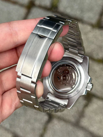 Yacht Master "Grey" (Rhodium) - Reloj personalizado con movimiento automático NH35 y acero inoxidable 316L | XP Watch Co.