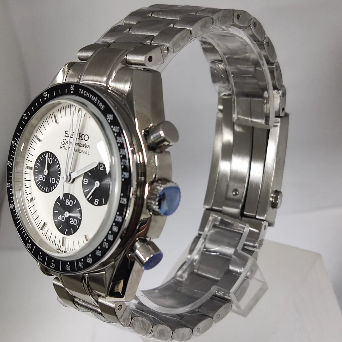 Speedy Chrono "Panda" - Reloj personalizado con cristal de zafiro y cronógrafo VK63 | XP Watch Co.