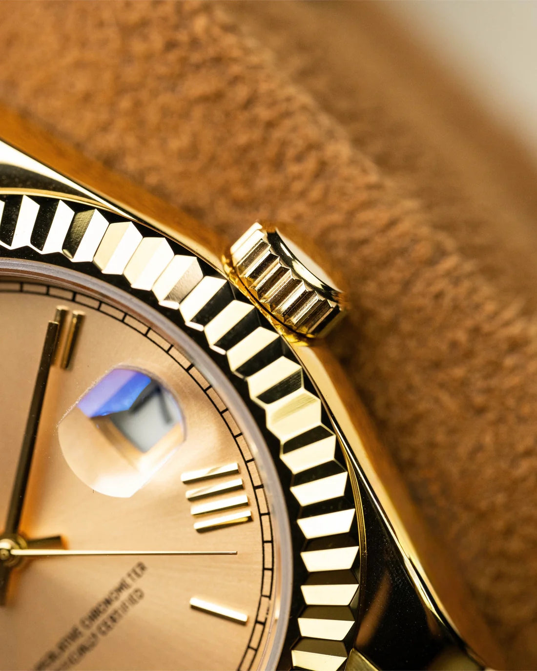 DD-President "Gold Roman" - Reloj personalizado con cristal de zafiro y acero inoxidable 316L | XP Watch Co.