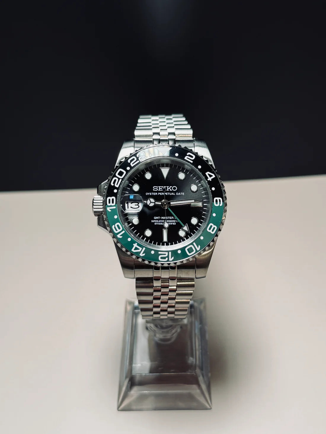 GMT Dual-Time"Sprite" - Reloj personalizado con acero inoxidable 316L y cristal de zafiro | XP Watch Co.