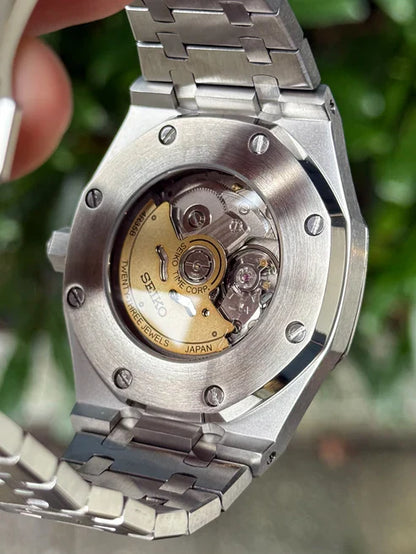 ROAK "Classic White" - Reloj personalizado con movimiento automático NH35 y acero inoxidable 316L | XP Watch Co.