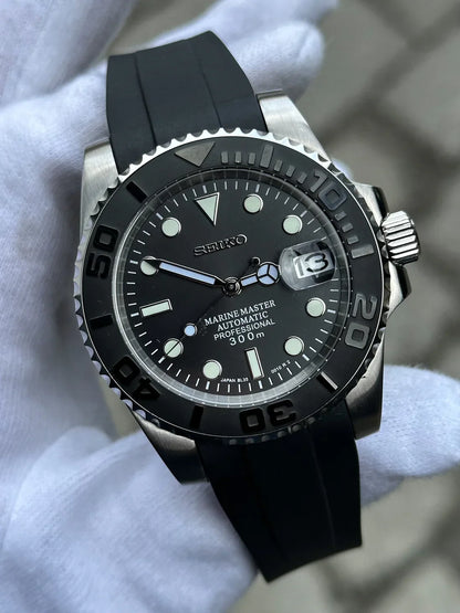 Yacht Master "Silver" - Reloj personalizado con movimiento automático NH35 y cristal de zafiro | XP Watch Co.