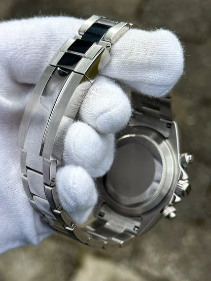 D-Racing "Panda Platinum" - Reloj personalizado con acero inoxidable 316L y cristal de zafiro | XP Watch Co.