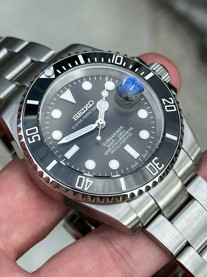 Sub-Diver "Black Watch" con movimiento NH35, acero 316L y cristal zafiro | XP Watch Co.