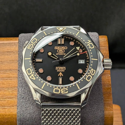 Mod Seamaster Diver 5 Sports - 007 - Reloj personalizado con movimiento automático NH35 y cristal de zafiro | XP Watch Co.