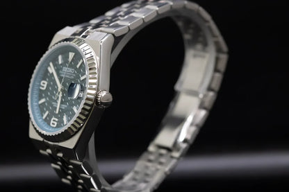 Land-Dweller Mod "Dark Blue" - Reloj personalizado con movimiento automático NH35 y cristal de zafiro | XP Watch Co.
