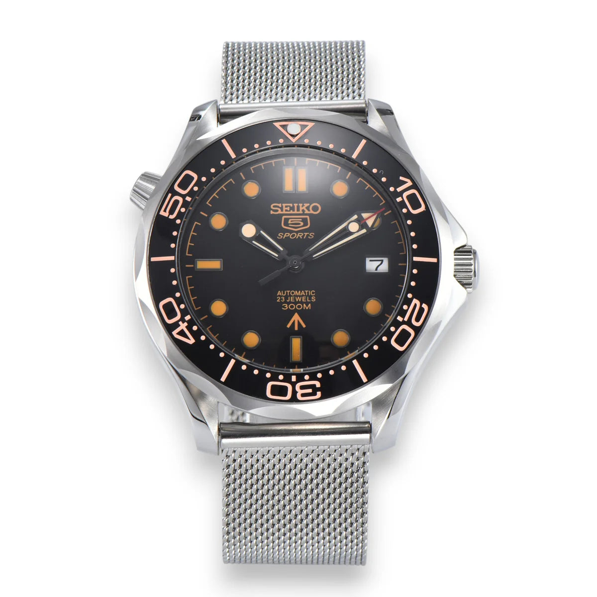 Mod Seamaster Diver 5 Sports - 007 - Reloj personalizado con movimiento automático NH35 y cristal de zafiro | XP Watch Co.