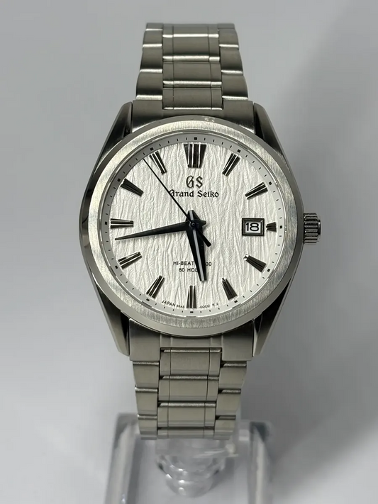 Grandko Mod 39.5mm | "White Birch" Texture - Reloj personalizado con cristal de zafiro | XP Watch Co.