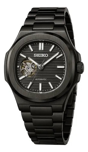 Reloj Automático XP Mod XP Mod Nautic "Open Heart" Blackout con movimiento NH35, acero 316L y cristal zafiro | XP Watch Co.