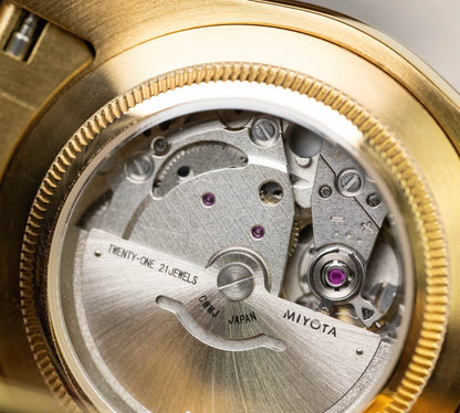 DD-President "Gold Roman" - Reloj personalizado con movimiento automático Miyota y cristal de zafiro | XP Watch Co.