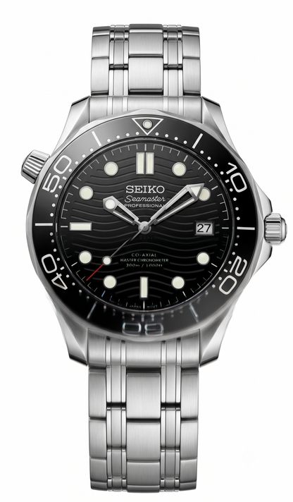 Mod Seamaster Diver Black - Bond 007