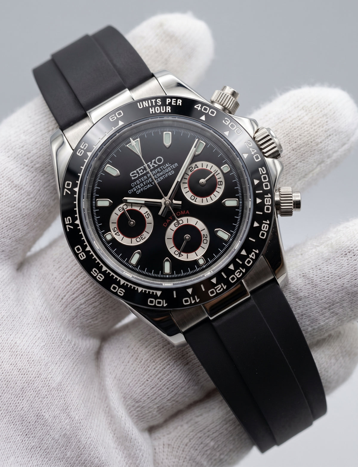 D-Racing "Panda Platinum" (Le Mans) - Reloj personalizado con cristal de zafiro | XP Watch Co.