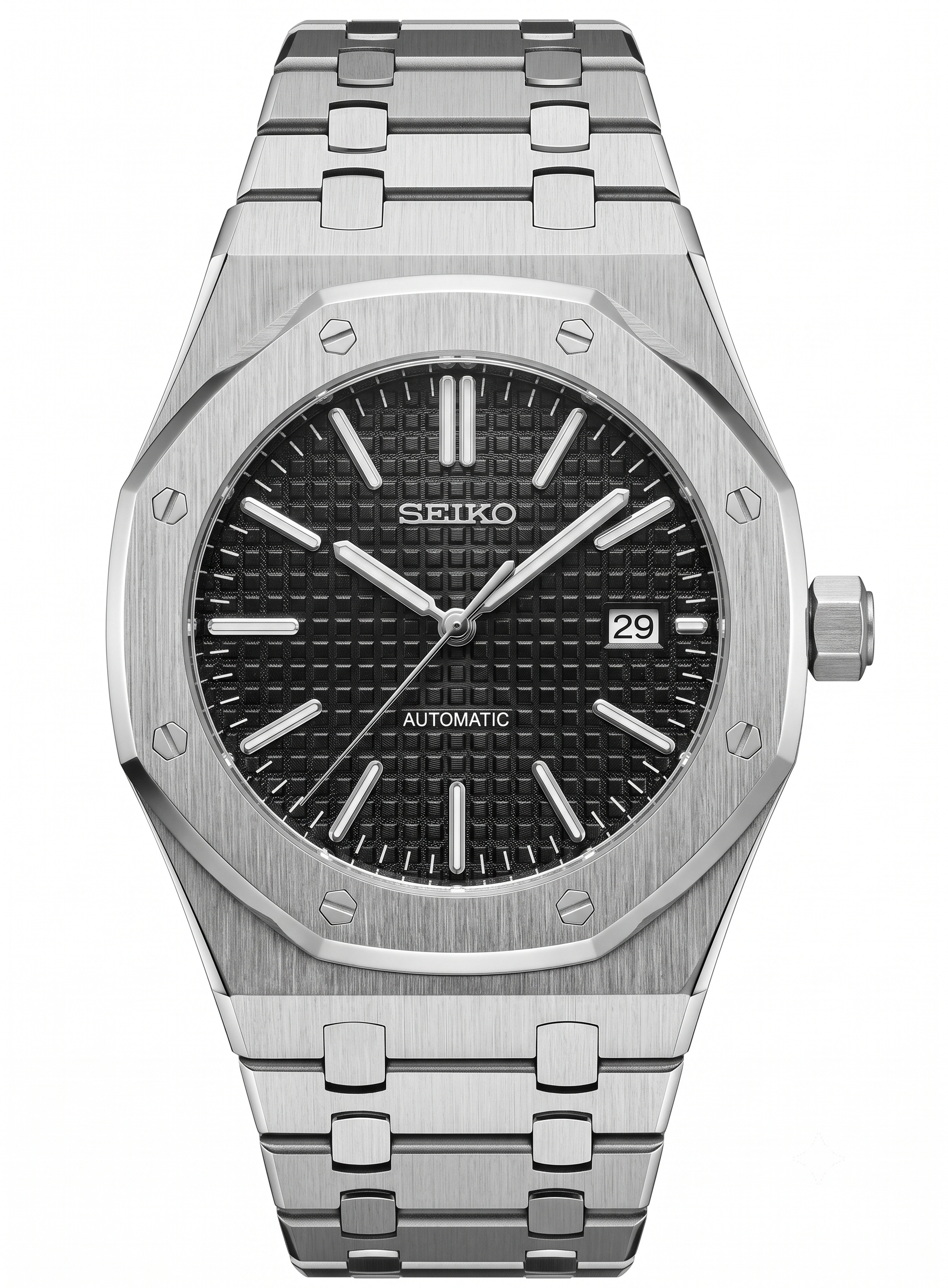 ROAK "Black Classic" - Reloj personalizado con movimiento automático NH35 y acero inoxidable 316L | XP Watch Co.