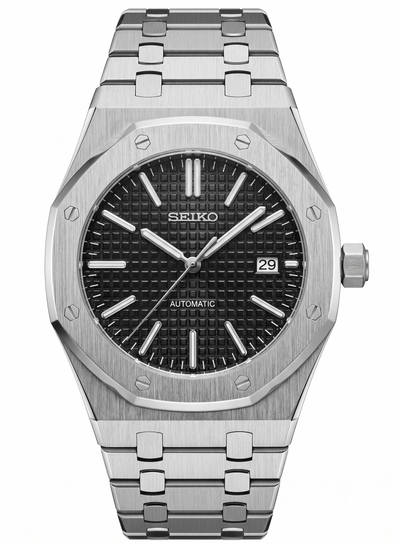 ROAK "Black Classic" - Reloj personalizado con movimiento automático NH35 y acero inoxidable 316L | XP Watch Co.
