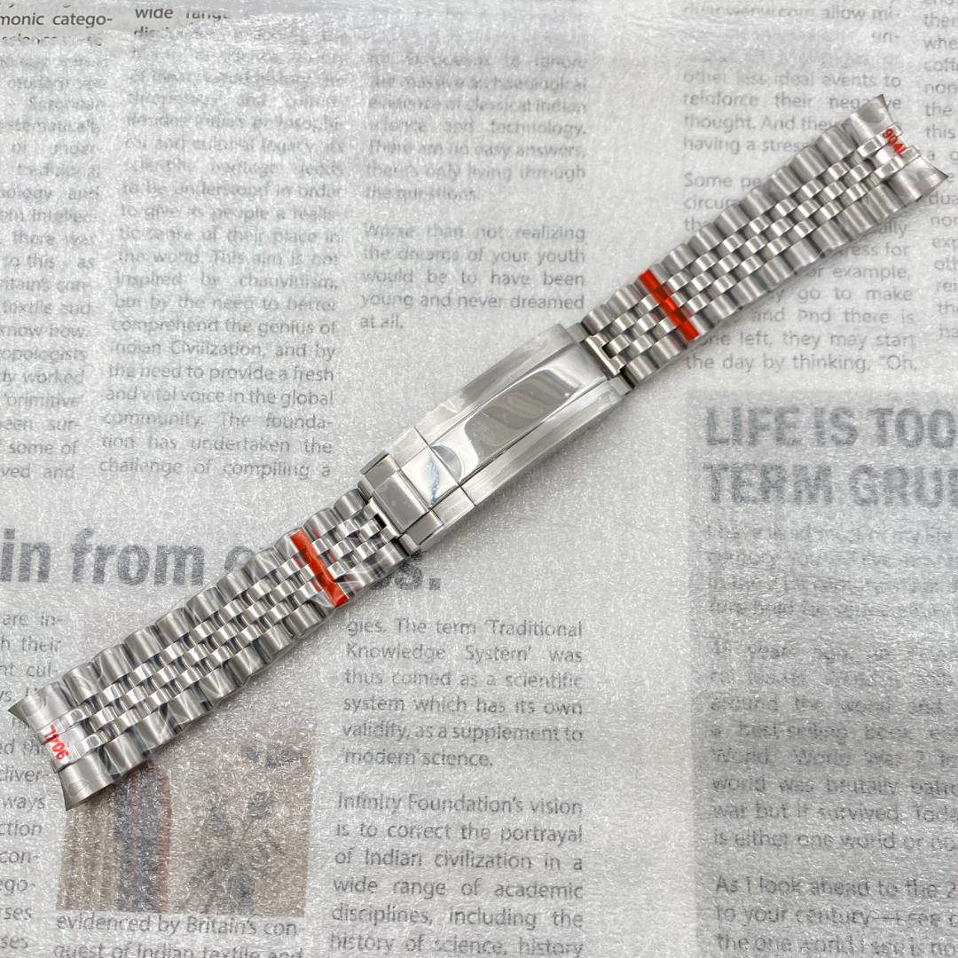 Correa Estilo Jubilee – Reloj personalizado con acero inoxidable 316L y cristal de zafiro | XP Watch Co.