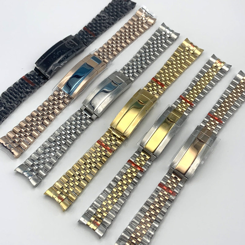 Correa Estilo Jubilee - Correas en acero inoxidable 316L para reloj personalizado de lujo silencioso | XP Watch Co.
