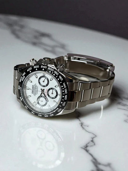 D-Racing "Panda" - Reloj personalizado con movimiento automático NH35 y cristal de zafiro | XP Watch Co.