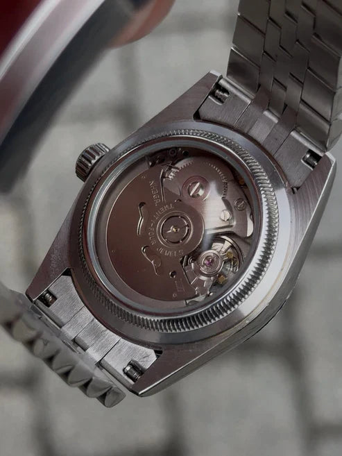 DJ-Fluted "Sky Blue" Árabe - Reloj personalizado con movimiento automático NH35 y cristal de zafiro | XP Watch Co.
