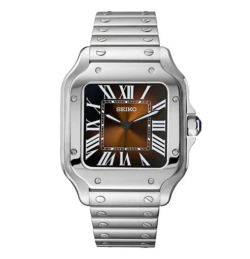 Santeiko Mod "Oak Brown" - Reloj personalizado con movimiento automático NH35 y cristal de zafiro | XP Watch Co.