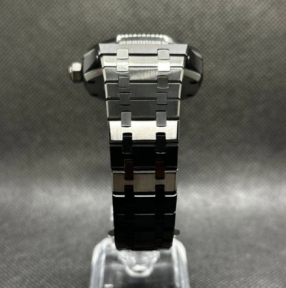 ROAK "Black - Blue" con brazalete acero 316L y movimiento NH35 automático cristal zafiro | XP Watch Co.