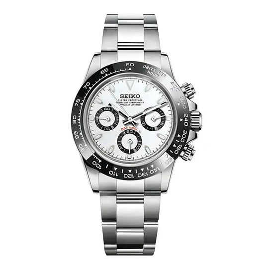 XP Mod D-Racing Reloj Automático XP Mod "Panda" con movimiento VK63 cronógrafo, acero 316L y cristal zafiro | XP Watch Co.