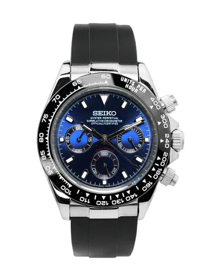 D-Racing "Ocean Blue" - Reloj personalizado con movimiento automático NH35 y cristal de zafiro | XP Watch Co.