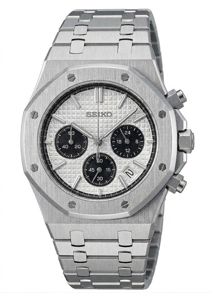 ROAK Chronograph Panda - Reloj personalizado con cronógrafo VK63 y acero inoxidable 316L | XP Watch Co.