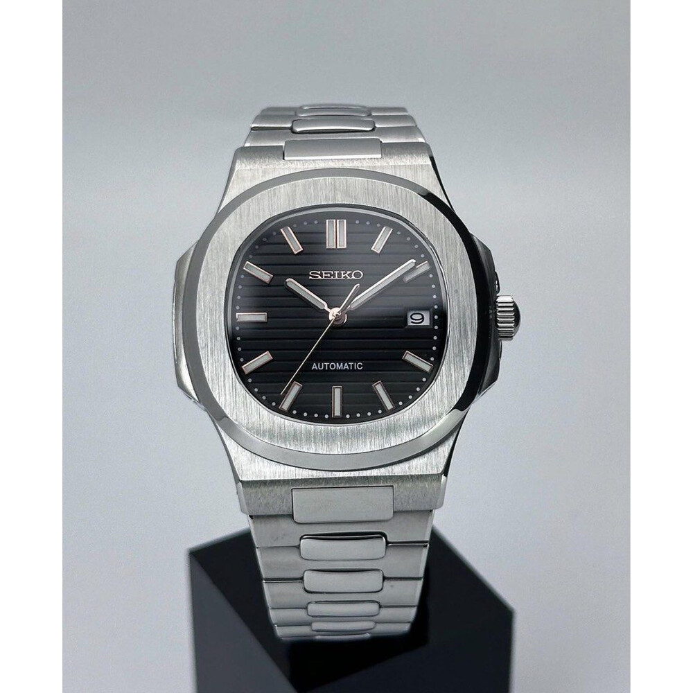 Nautic Mod "Classic Black" - Reloj personalizado con acero inoxidable 316L y movimiento automático NH35 | XP Watch Co.