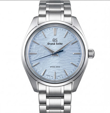 Grandko Mod 39.5mm (Non-date) | Glacier Blue Texture - Reloj personalizado con cristal de zafiro y acero inoxidable 316L | XP Watch Co.