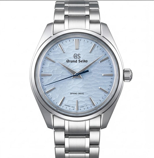 Grandko Mod 39.5mm (Non-date) | Glacier Blue Texture - Reloj personalizado con cristal de zafiro y acero inoxidable 316L | XP Watch Co.