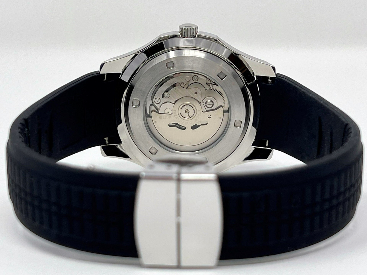 Aqua-Tropic Mod Classic Black - Reloj personalizado con movimiento automático NH35 y cristal de zafiro | XP Watch Co.
