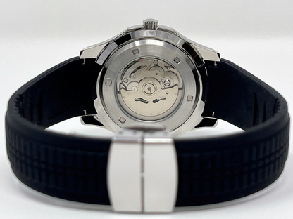 Aqua-Tropic Mod Classic Black - Reloj personalizado con movimiento automático NH35 y cristal de zafiro | XP Watch Co.
