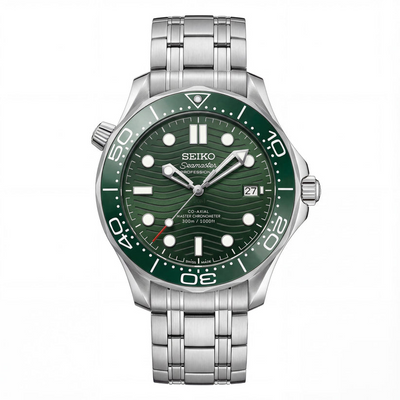 Mod Seamaster Diver Green - Reloj personalizado con movimiento automático NH35 y cristal de zafiro | XP Watch Co.