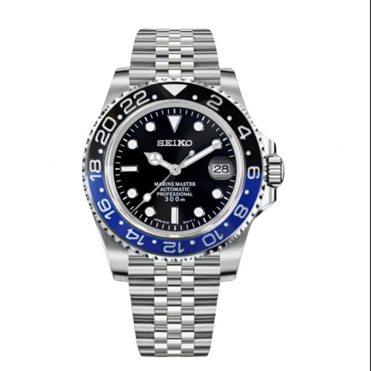 XP Mod XP Mod GMT Dual-Time Dual-Time "Bat Girl" con movimiento NH35, cristal zafiro y acero 316L | XP Watch Co.