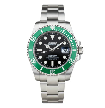 Sub-Diver "Kermit" - Reloj personalizado con movimiento automático NH35 y cristal de zafiro | XP Watch Co.