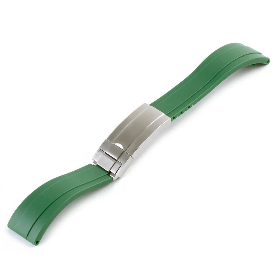 Correa Oysterflex - Correa verde de alta calidad con cierre de acero inoxidable 316L | XP Watch Co.